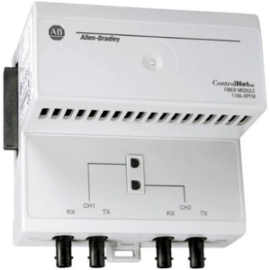 1786-RPFM | Allen-Bradley ControlNet Fiber Ring Medium Repeater 24 VDC, Dual Fiber-Optic Ports