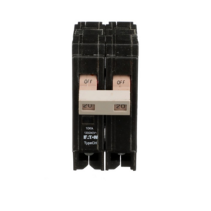 CHF220 | Eaton Series CH 20A 120/240V 2-Pole Plug-On Thermal Magnetic Circuit Breaker